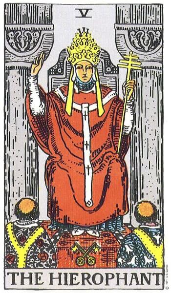 塔羅教皇Hierophant意思