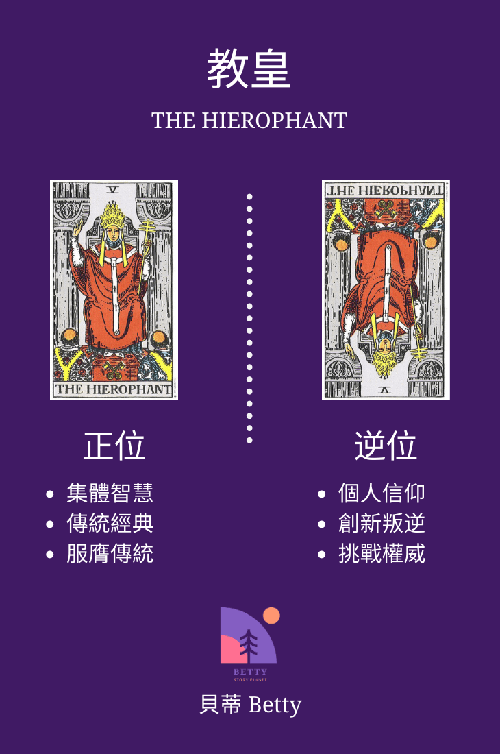 塔羅教皇Hierophant意思